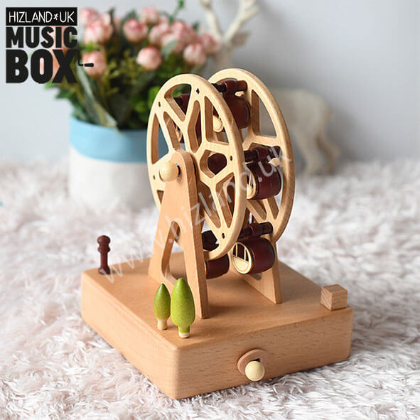 Wooden Ferris Wheel Music Box | Musical Carousels